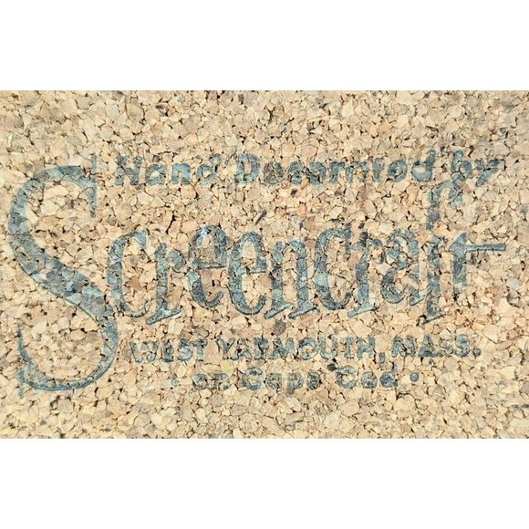 Black and White Ceramic Trivet 6x6 Kitchen Hotplate Tile Square Cork Backing - Picture 10 of 10